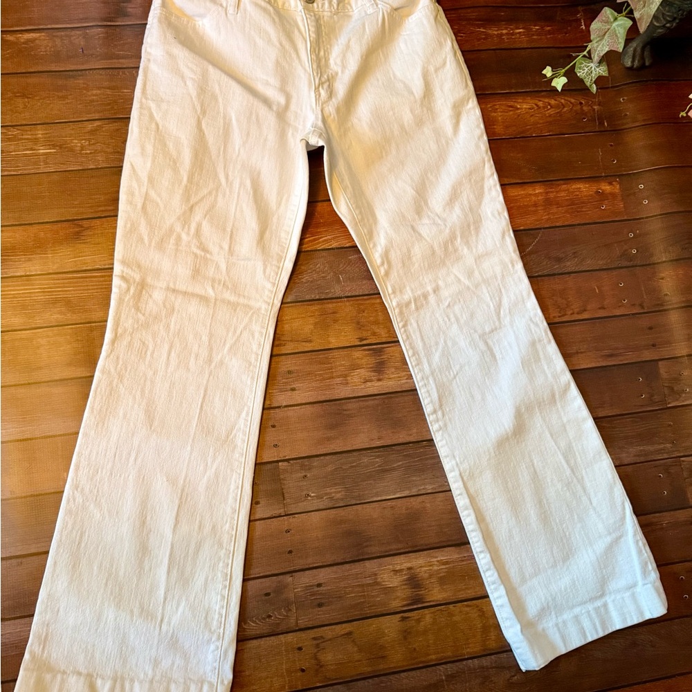 GAP Women's Cream Bootcut Jeans